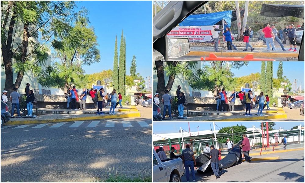 Maestros de la Sección 22 paralizan Oaxaca con paro de 24 horas: miles de estudiantes sin clases y caos en transporte